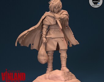 TFinn Statue | Impression 3D en résine | Sculpture d’anime | Kit modèle | | NON PEINT Neko Figurines