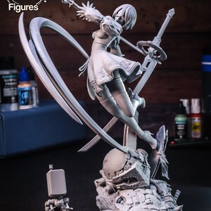 Android Figure Resin 3D Print Anime Sculpture DIY KIT - Etsy