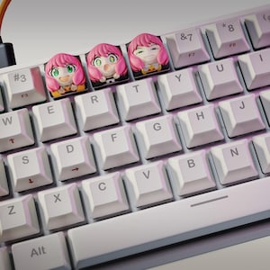 Little Agent Keycaps | Resin 3D Print | NomNom Figures | Display Figure | Unpainted or Hand painted