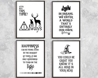 Harry Potter Quote Etsy