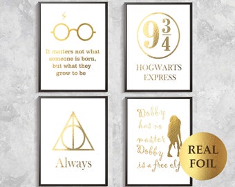 Harry Potter Prints Harry Potter Posters Harry Potter Etsy