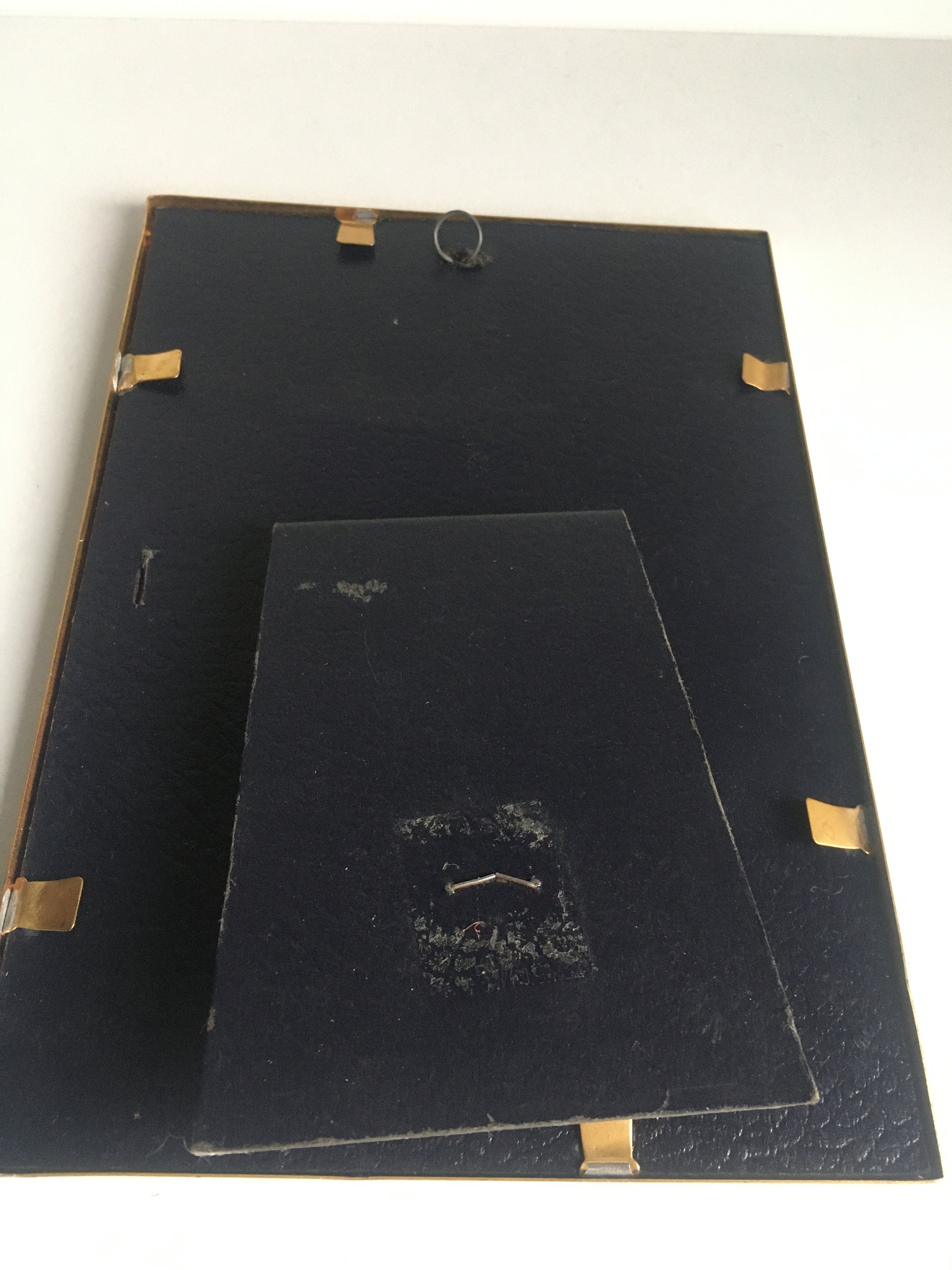 Vintage Danish Jyden Gold Metal Small Photo Frame.home Decor.1970's - Etsy