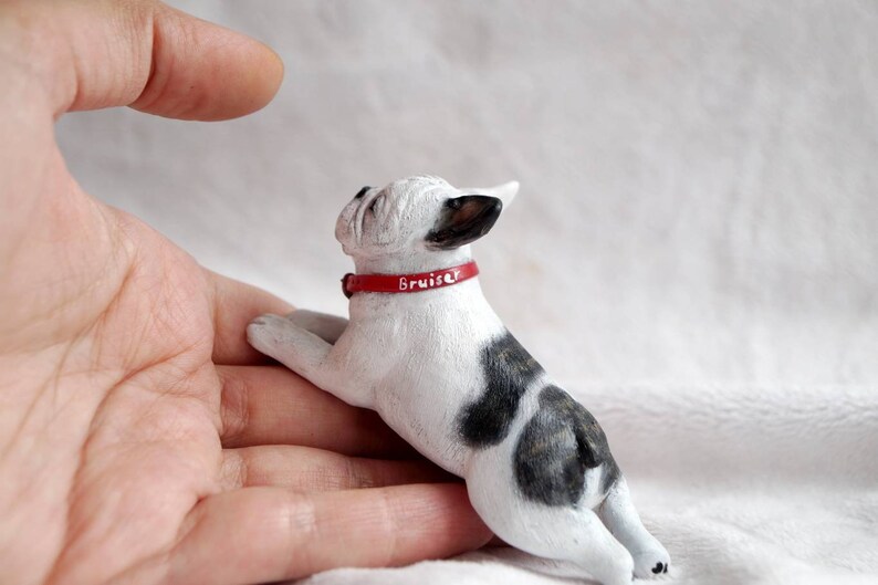 Custom dog figurines made in polymer clay French Bulldog Etsy