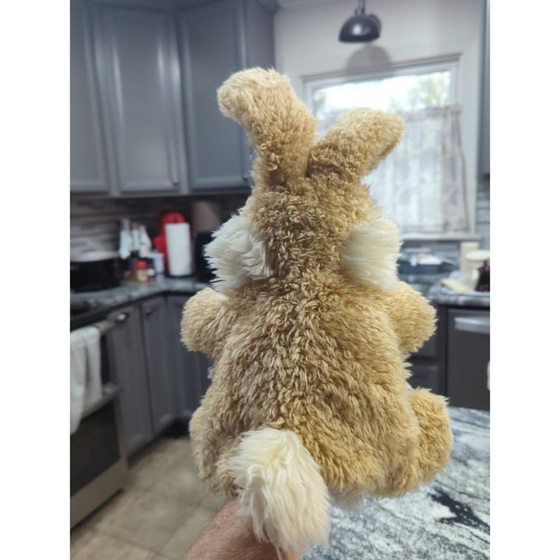 Snuggies Lab Rabbits Vintage Snuggie Toy Hand Puppet Tan & White Bunny Rabbit Plush Toy - Etsy