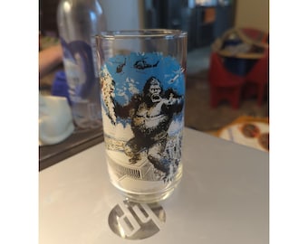 1976 Edycja limitowana Coca-Cola KingKong NY Twin Towers Szklanka do picia Vintage
