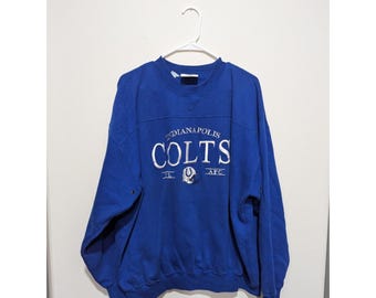 Sudadera vintage de los Indianapolis Colts para hombre, talla XL, Lee Sport, bordada, NFL