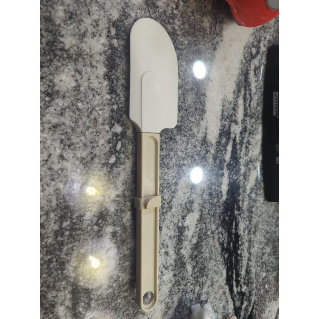 Vintage Tupperware Spatula Scraper Beige 1773-16 - Etsy