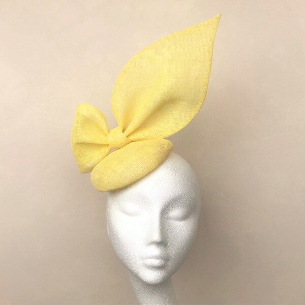 Yellow Fascinator Etsy