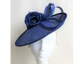Royal Blue Wedding Hat Classic Blue 