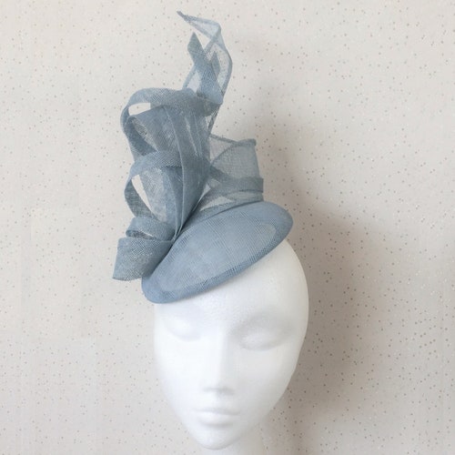 Pale Blue Wedding Fascinator Pastel 