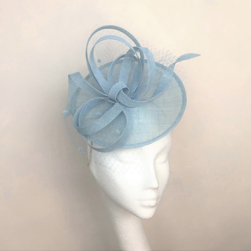 Blue Wedding Hat Hat for Races Hatinator Ladies Fascinator - Etsy