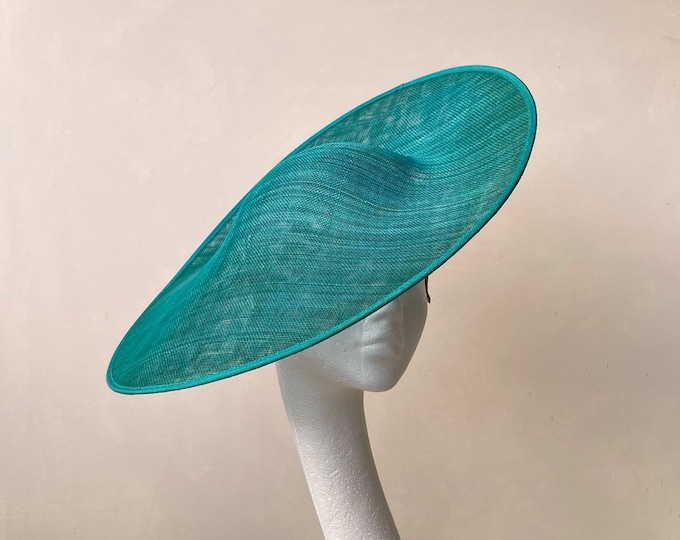 Jade Ascot Hat Wedding Hat Jade Fascinator Extra Large Hat Kentucky ...