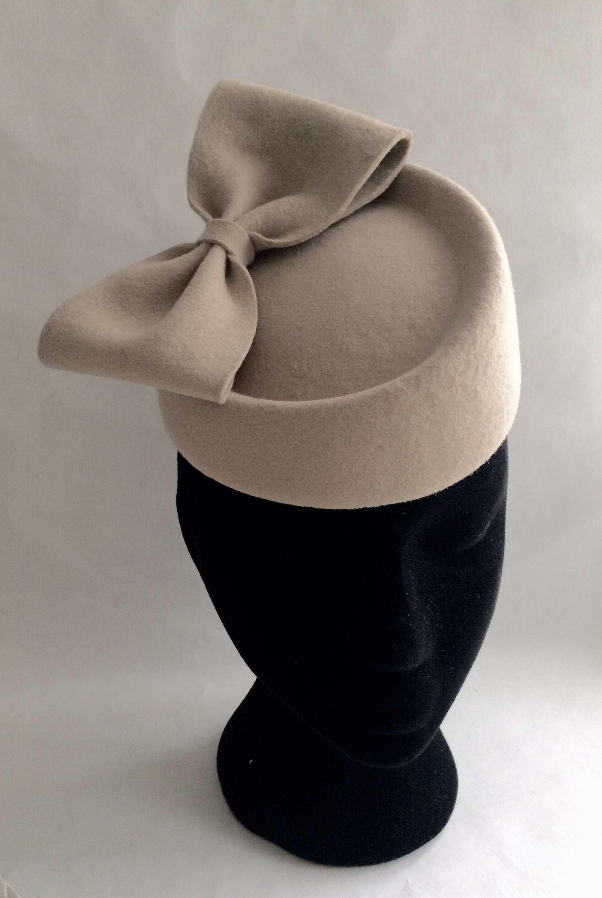 Cream Felt Pillbox Hat Wedding Hat Ascot Races Mother of the Etsy UK