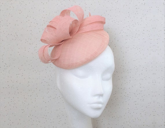 Pale Pink Fascinator Blush Headpiece 