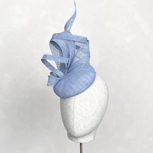Pale Blue Wedding Fascinator Pastel Blue Fascinator Mother of the Bride Sky Blue Cornflower Powder Blue Hatinator Ascot Wedding Guest