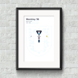 England  v Scotland Euro 96 poster print