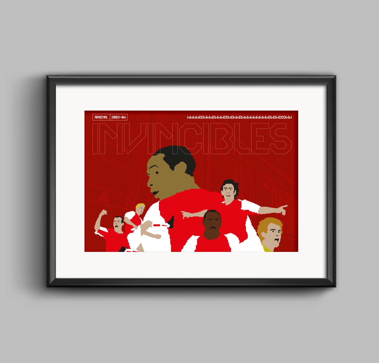 Arsenal Invincibles Legends Poster Print Etsy Arsenal Invincibles Legends Poster Print Etsy