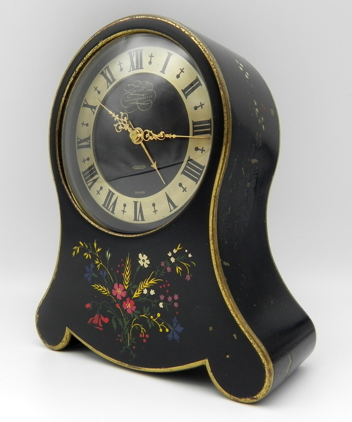 Beautiful Jaeger Petit Neuchateloise Alarm Clock Made in Swiss. Table ...