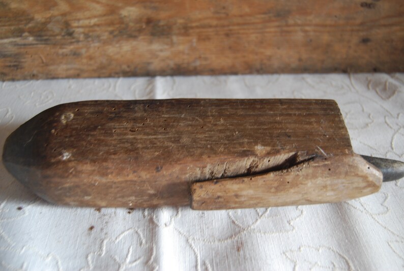 Old Rustic Primitive Antique Sharpening Stone Case and Wooden Etsy