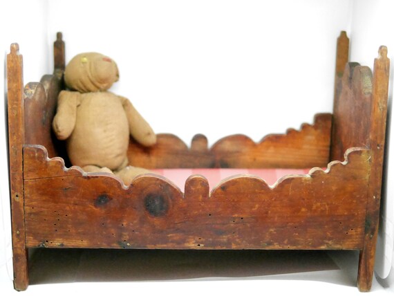 wooden baby doll