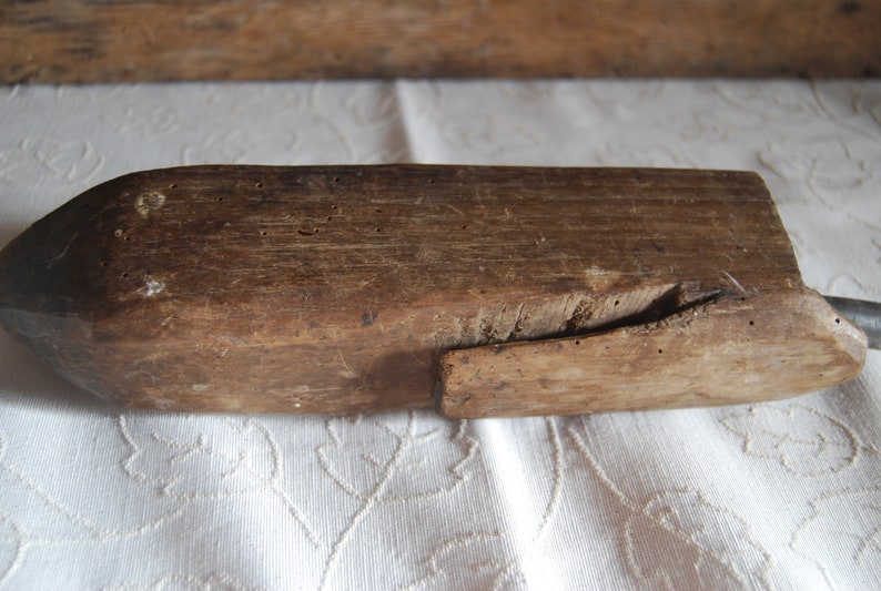 Old Rustic Primitive Antique Sharpening Stone Case and Wooden Etsy