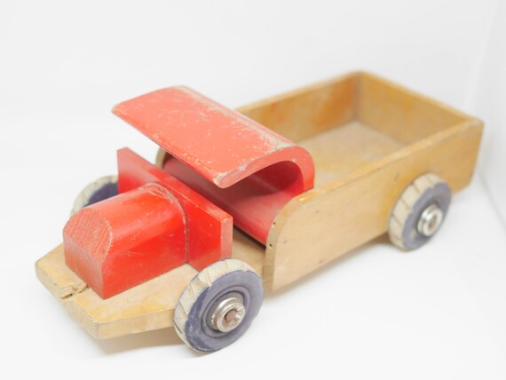 vintage wooden truck