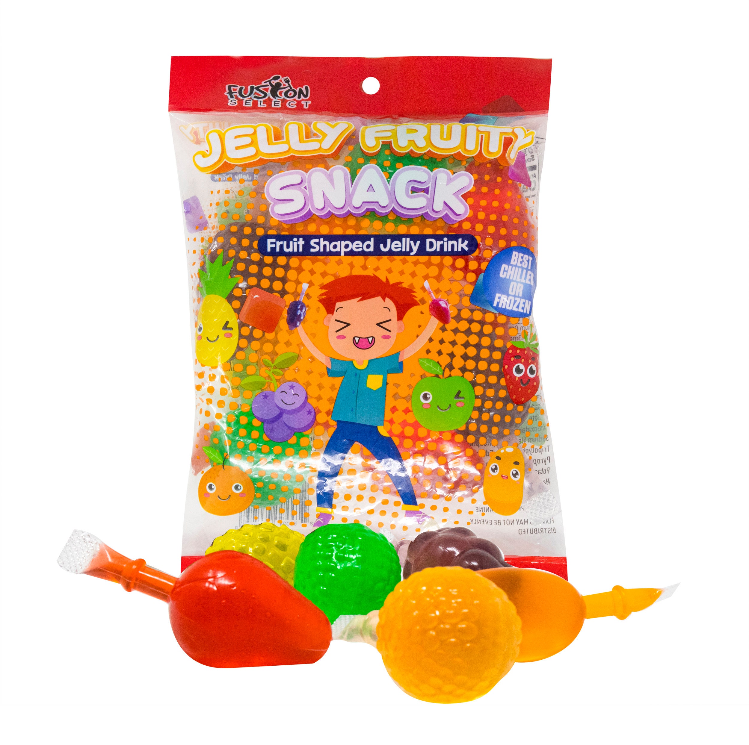 Jelly fruits. Fruit Jelly. Fruit for snack.