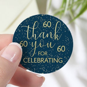 150-Pack Thank You Stickers - 2 Inch Round Clear Gold Foil Seals For Gifts, Wedding, Baby Shower, Business Favors