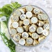 Greenery Baby Shower Chocolate Kiss Stickers, 180ct - Greenery Baby Shower Decorations - Gender Neutral Garden Theme Baby Shower Favors 