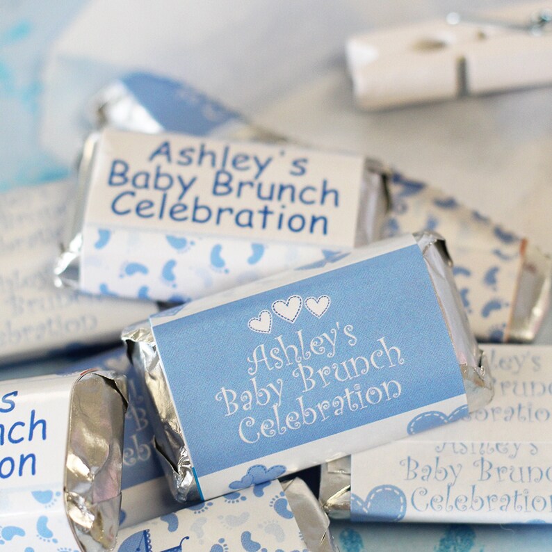 Custom It's a Boy Baby Shower Candy Wrappers for Miniature Etsy