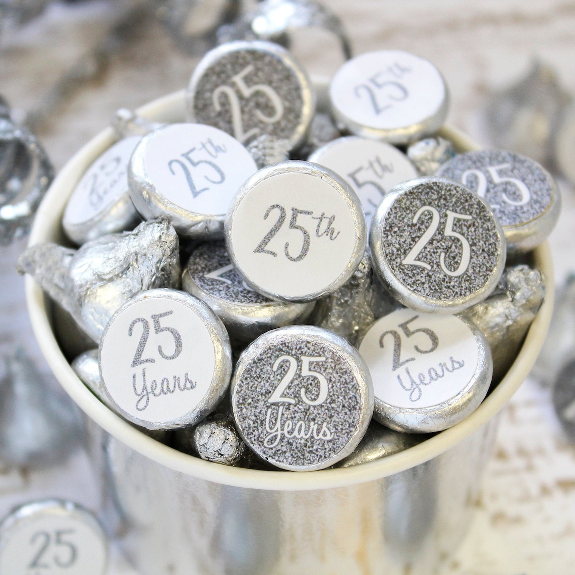 25th Anniversary Decorations Silver Wedding Anniversary - Etsy