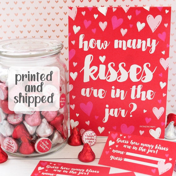 Valentine s Guess How Many Kisses In The Jar Game Valentine How Many valentine-s-guess-how-many-kisses-in-the-jar-game-valentine-how-many