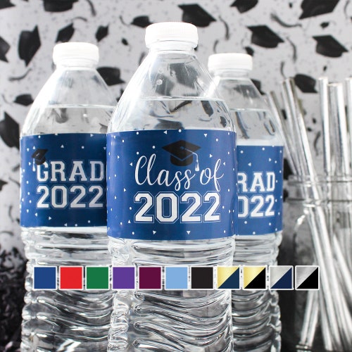 Class of 2019 water bottle labels