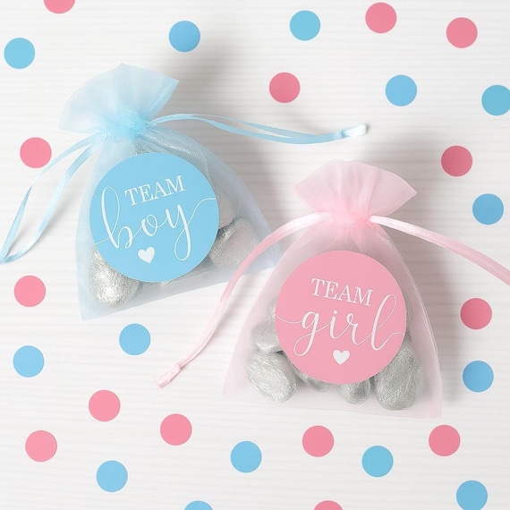 180 Autocollants Ronds De Révélation De Genre – Bleu Et Rose – 3,8 Cm – Pour Baby Shower, Décoration, Vote équipe Garçon/fille – Adhésifs Sûrs