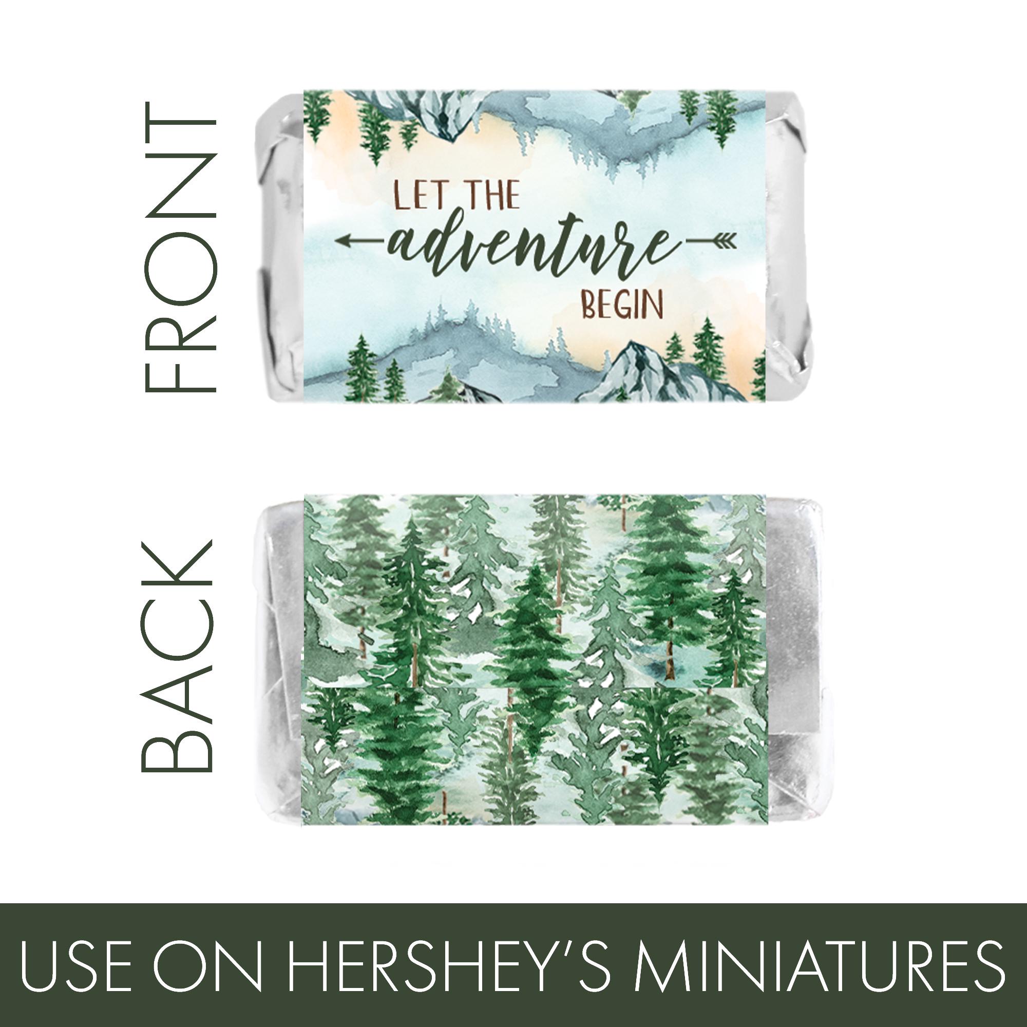 Let the Adventure Begin Baby Shower Candy Wrapper for Miniature ...