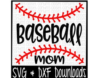 Baseball Cameo Mom Etsy