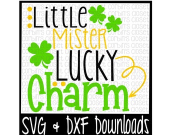St Patricks Day Svg Lucky Little Mister St Patricks Svg Etsy