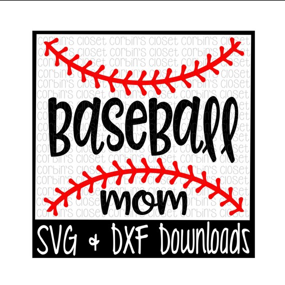 Download Baseball Mom Svg Baseball Thread Svg Cut File Dxf Svg Etsy