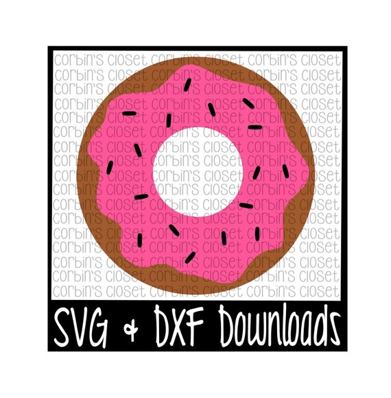 Download Donut Cutting File DXF & SVG Files Silhouette Cameo | Etsy