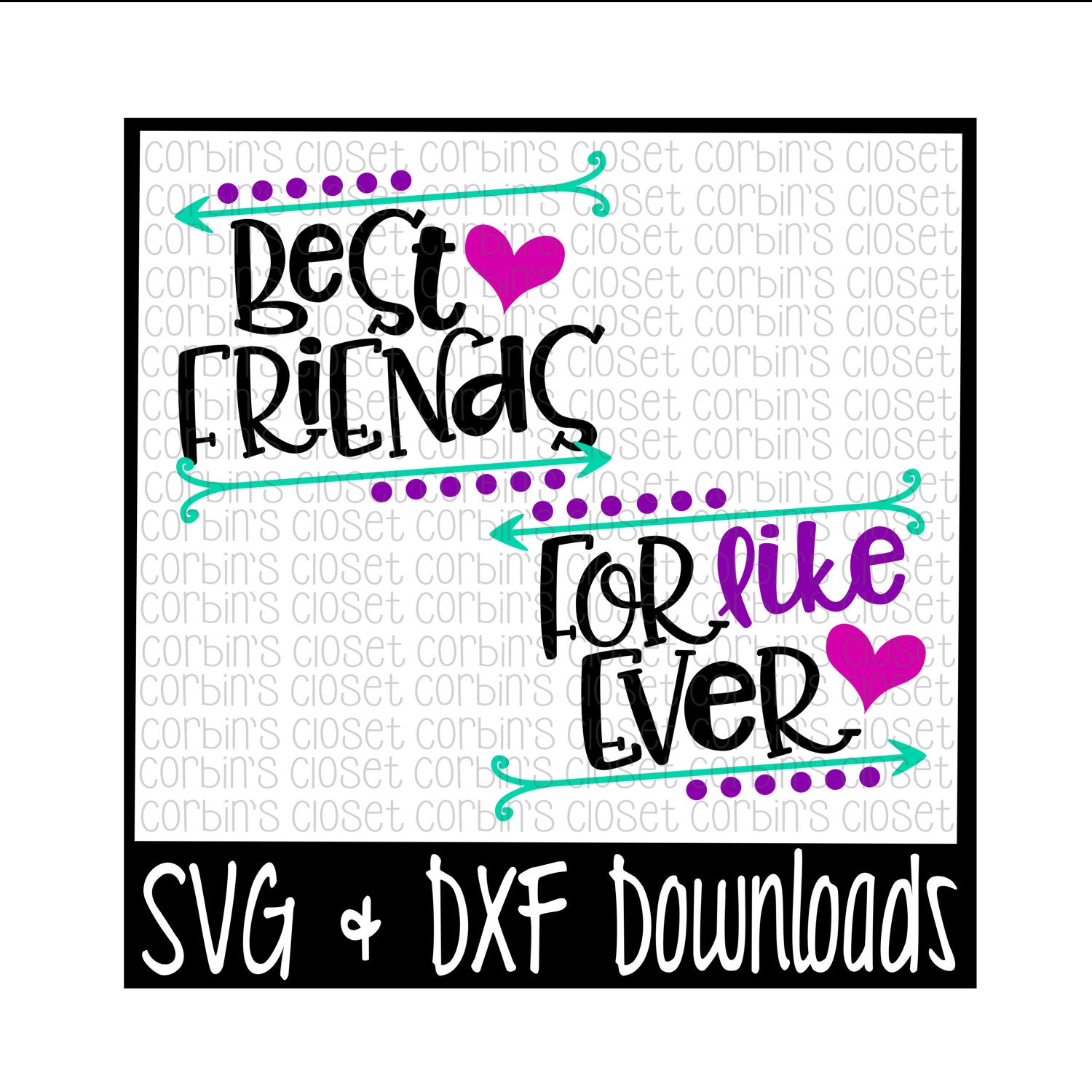 Download Best Friends SVG Mommy and Me SVG Best Friends For Like | Etsy