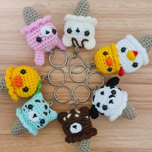 Animal Ice Cream Amigurumi/Crochet Doll - Made to Order