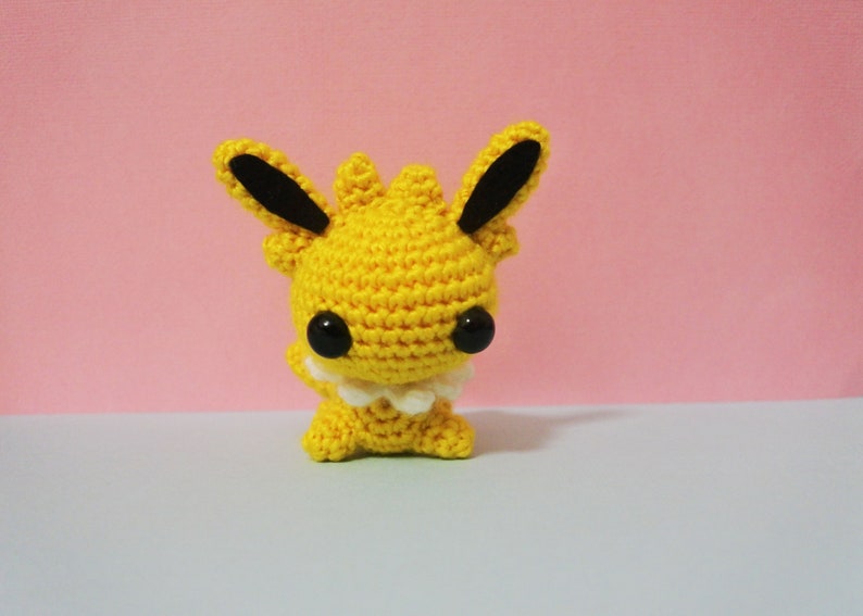 Jolteon Amigurumi/Crochet Stuffed Doll Pokemon Inspired | Etsy