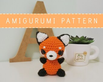 PATTERN - Hino the Red Panda Amigurumi Pattern/Crochet Doll Pattern