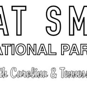 Great Smoky Mountains National Park Coloring Sheet (8.5"x11") - Etsy