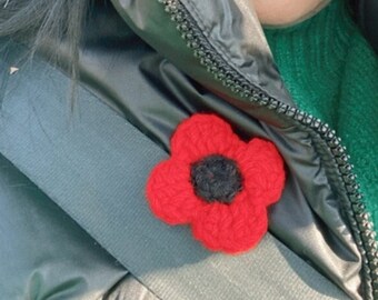 Poppy Pin, Remembrance Day Pin, Veterans Day Pin