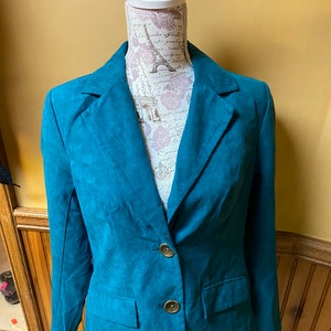 Damen Petrol grün Jacke. Leichte Jacke. Größe 8 Mittel. Damen Jacke . Lange Ärmel. Damen Casual Jacke. Damen Jacke