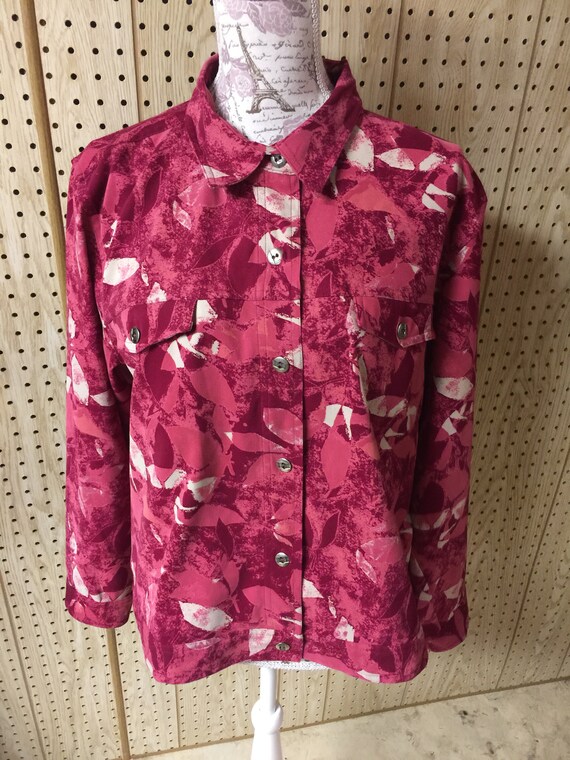 red summer jacket ladies