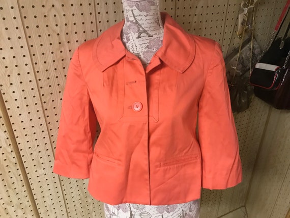 peach short jacket
