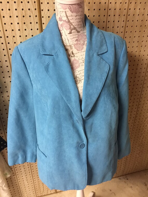 blue casual jacket ladies