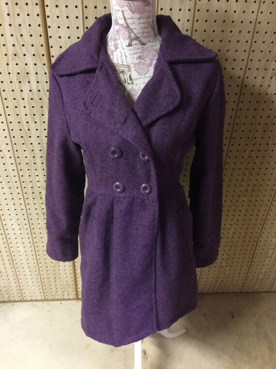 girls purple winter coat